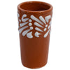 Talavera Hues Terracotta & White Shot Glass - Set of 6