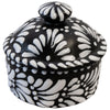 Moab Talavera Trinket Box - Black & White