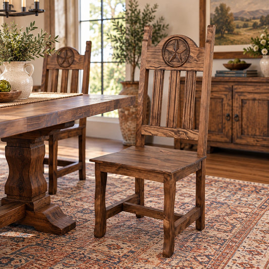 Stanford Star Dining Chair - Brown