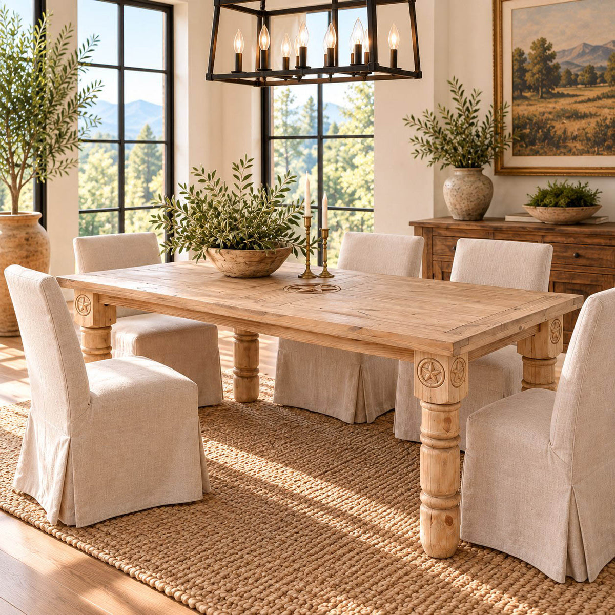 Star Dining Table - 72 Inch
