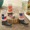 American Flag Cowboy Boot Shot Glass - CLEARANCE