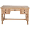Hawkins Five Drawer Desk - Natural Finish