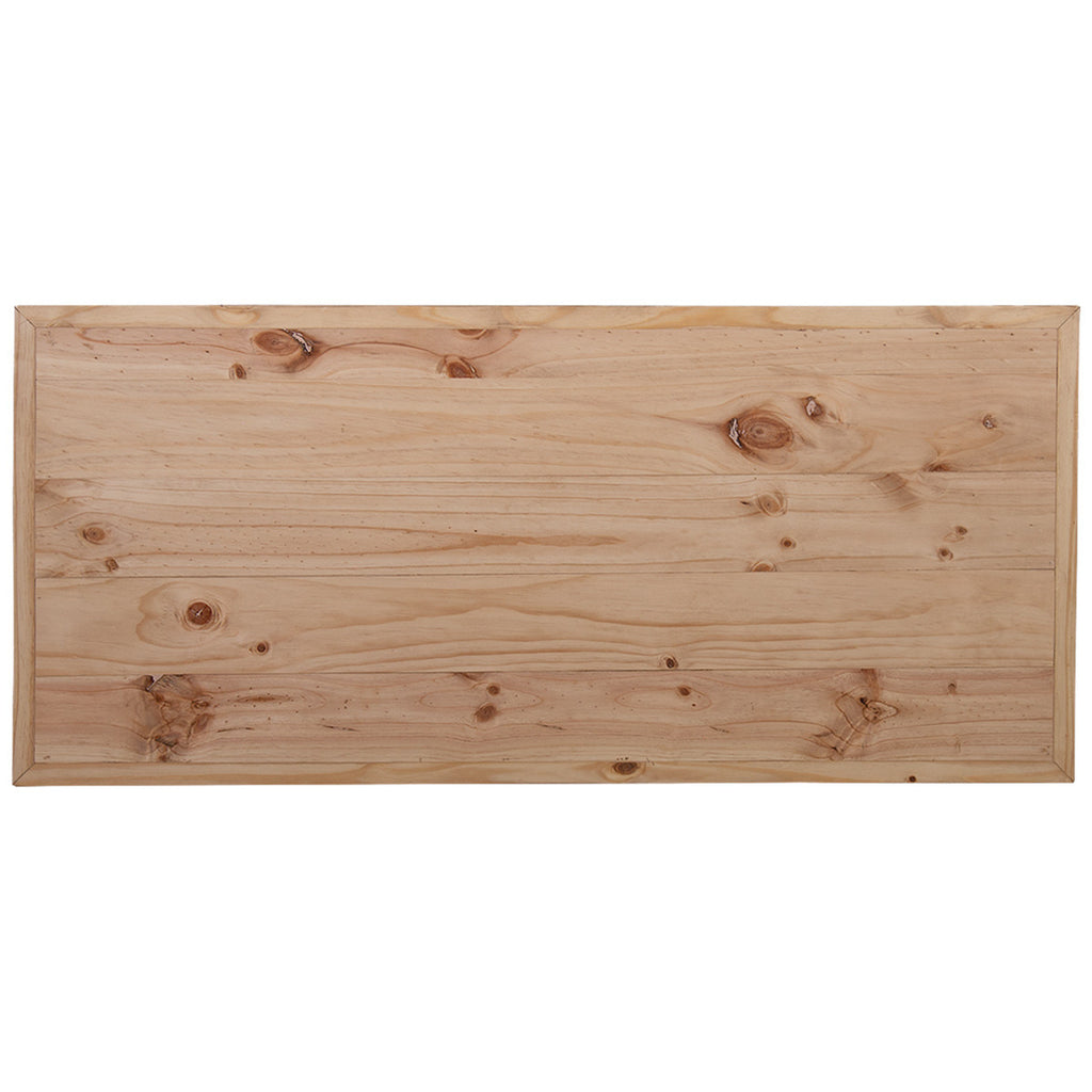 Hawkins Five Drawer Desk - Natural Finish