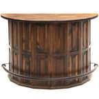 Half Circle Bar with Footrail - Medio Finish