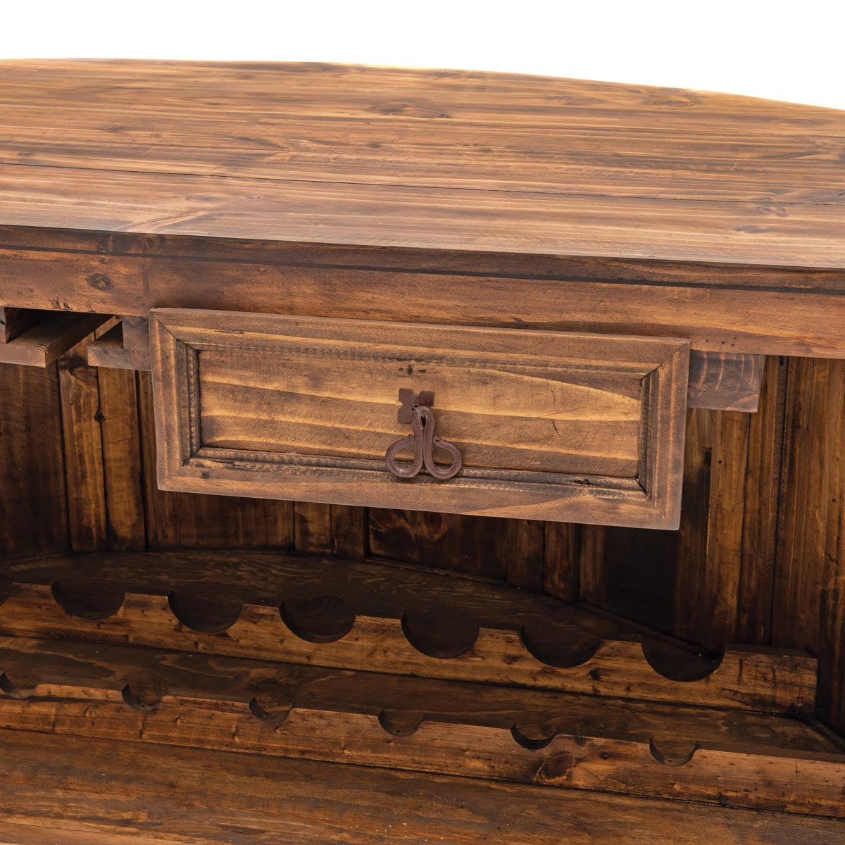 Half Circle Bar with Footrail - Medio Finish