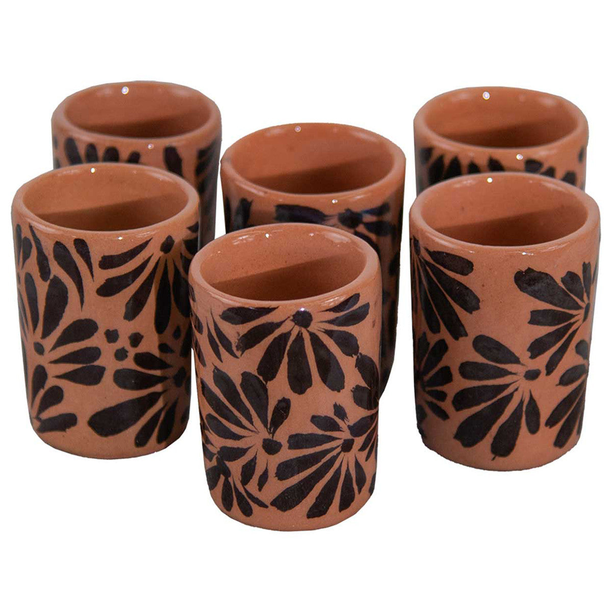 Southwest Hues Clay Shot Glasses - Set of 6