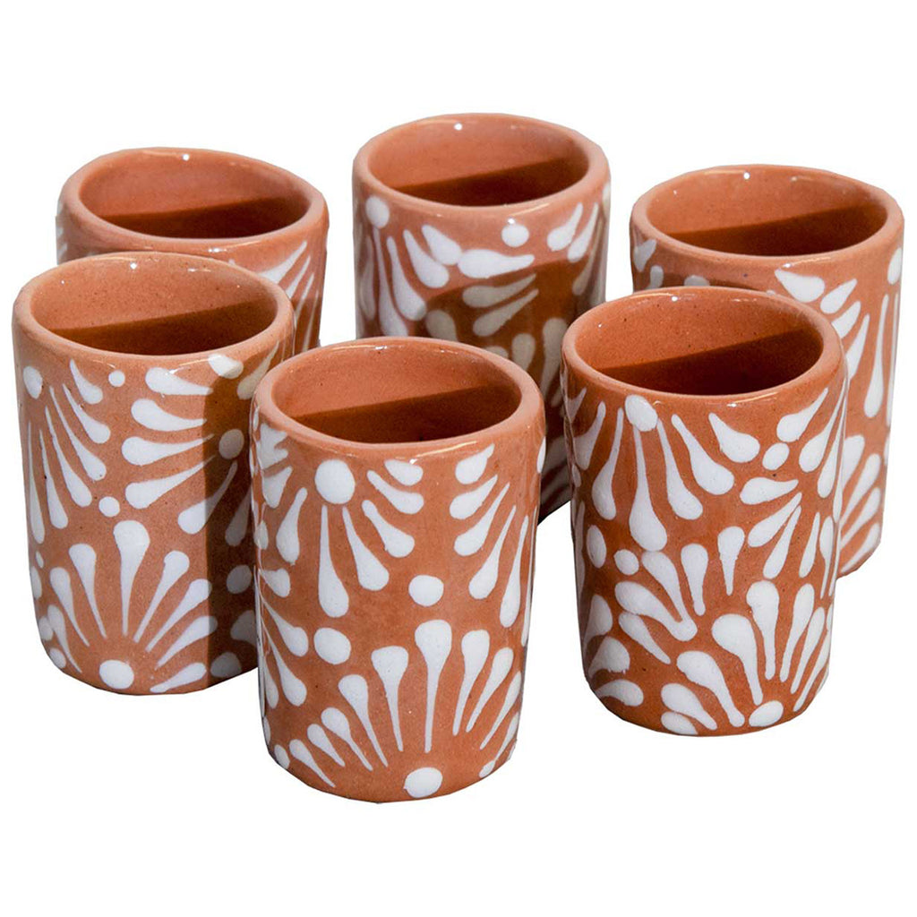 Southwest Hues Clay Shot Glasses - Set of 6