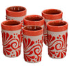 Southwest Hues Clay Shot Glasses - Set of 6