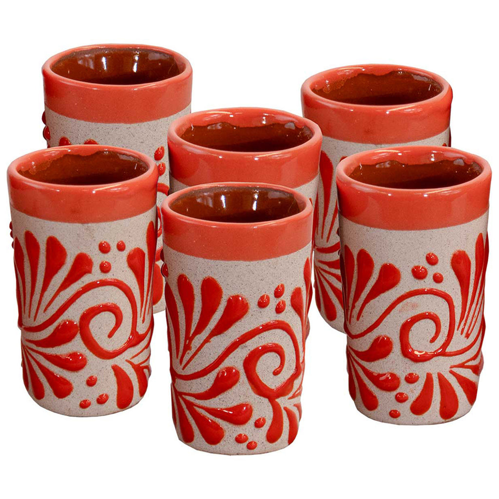Southwest Hues Clay Shot Glasses - Set of 6