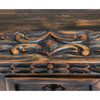 Taos Pueblo Black Carved Buffet