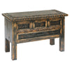 Taos Pueblo Black Carved Buffet