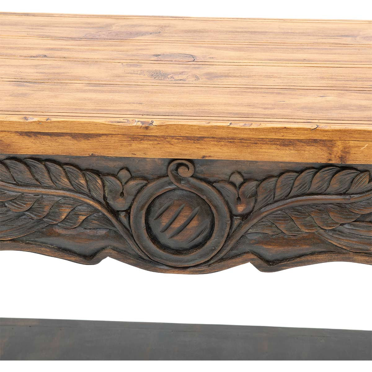 Cheyenne Carved Scrollwork Console Table