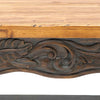 Cheyenne Carved Scrollwork Console Table