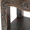 Cheyenne Carved Scrollwork Console Table