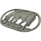 Pewter Horse Trivet