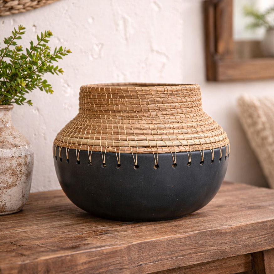 Midnight Safari Decorative Pot