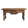 Longhorn Carved Console Table