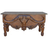 Longhorn Skull Console with Copper Top