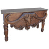 Longhorn Skull Console with Copper Top