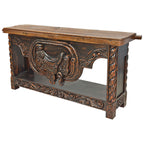 Sundance Saddle Console Table - Brown