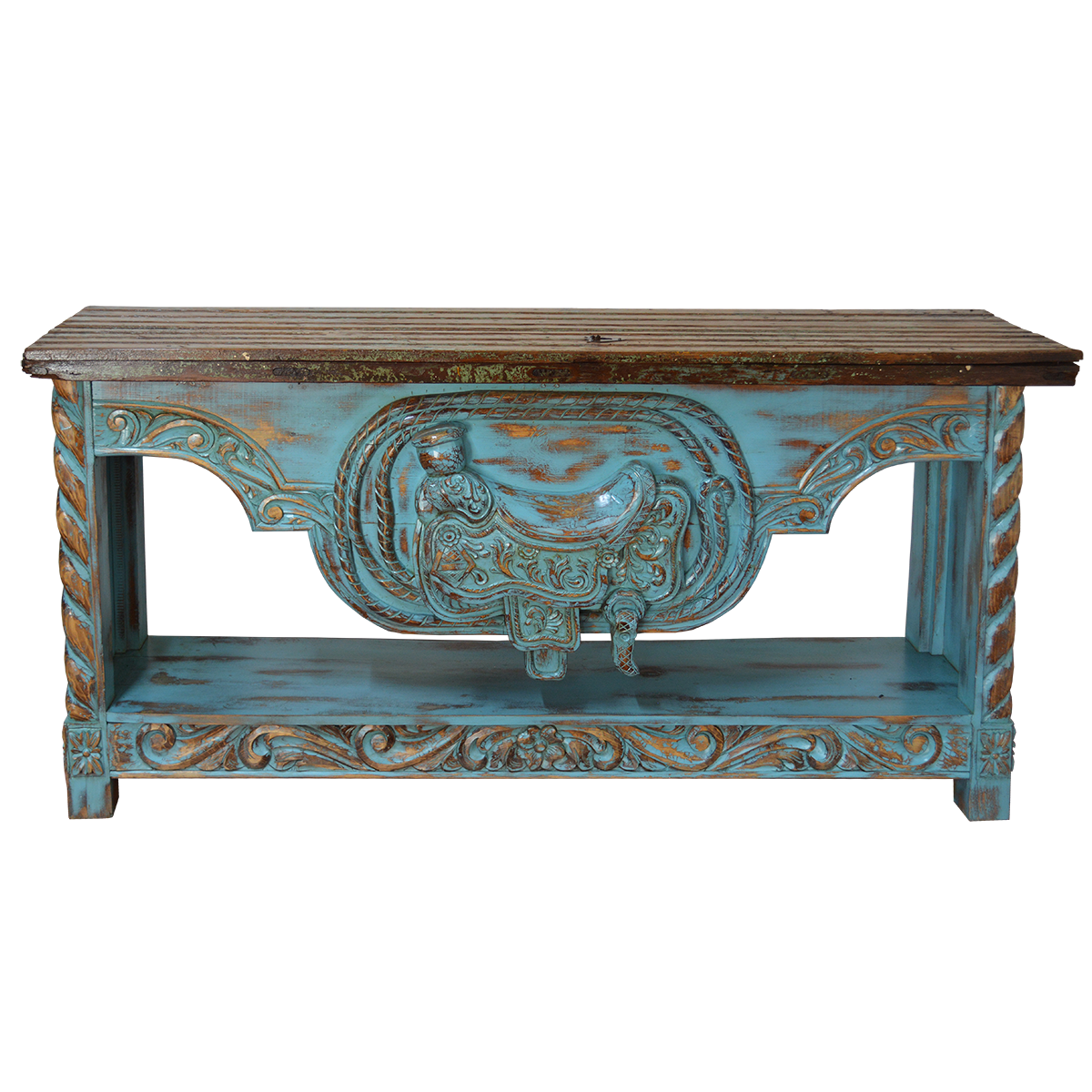 Comanche Carved Credenza