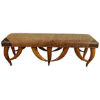 Baron Leather Bench