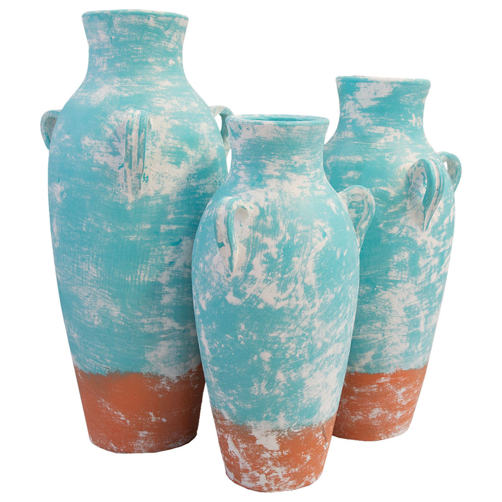 Earth & Sky Clay Pots - Set of 3