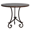Southwest Iron Scroll Saloon Table