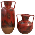 Shawnee Harvest Red & Brown Pots - Set of 2