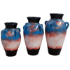 Seminole Valley Blue & White Pots - Set of 3