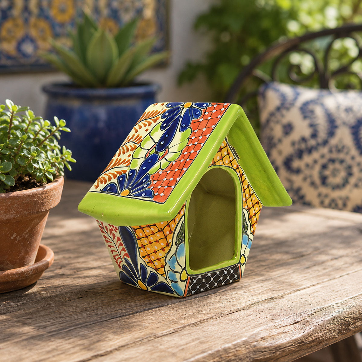 Santa Fe Ceramic Birdhouse