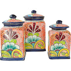 Tecumseh Ceramic Kitchen Canisters - Set of 3