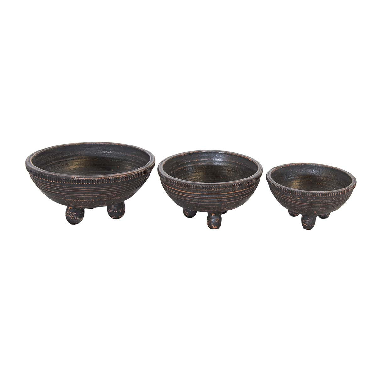 Dust Trail Clay Bowls - Set of 3