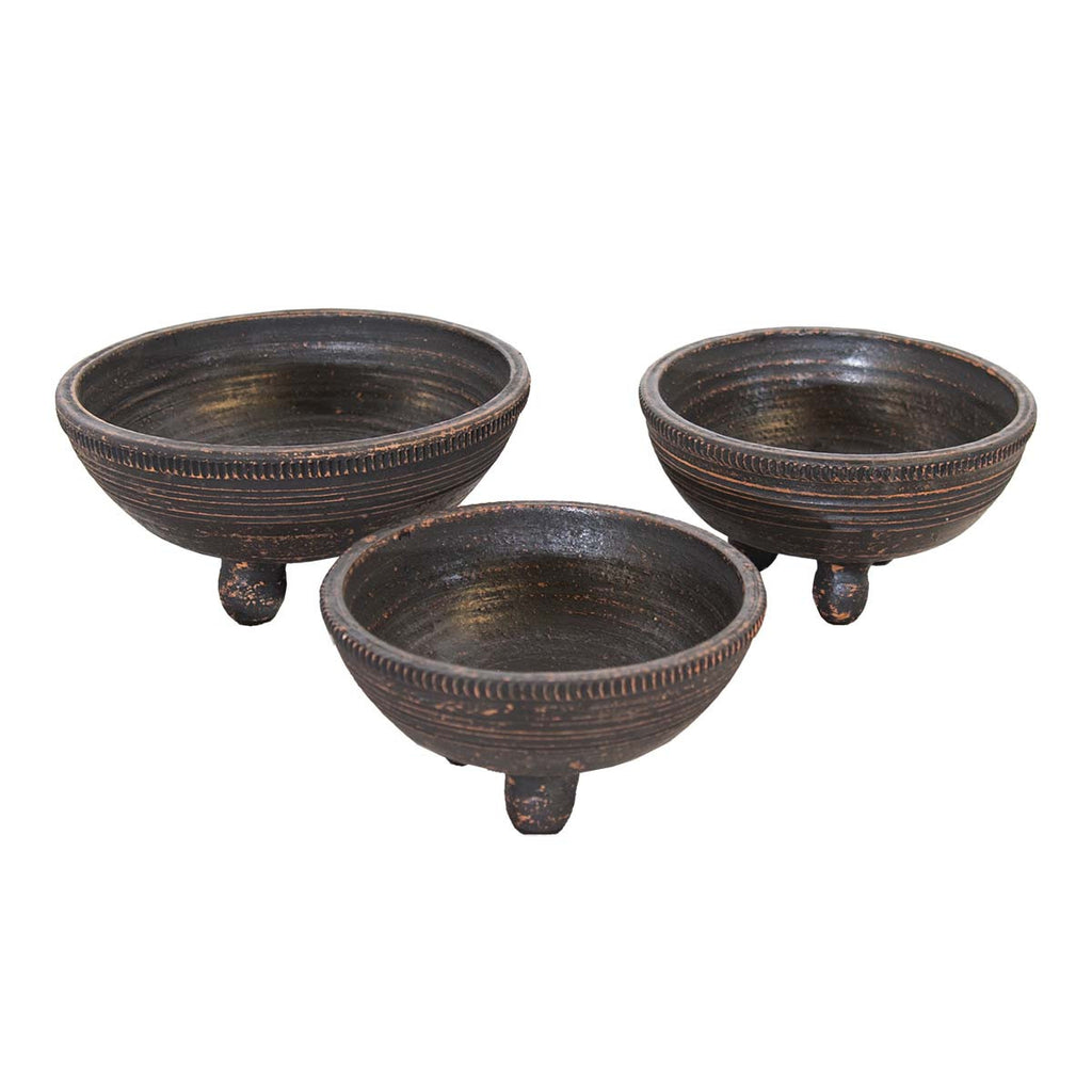 Dust Trail Clay Bowls - Set of 3