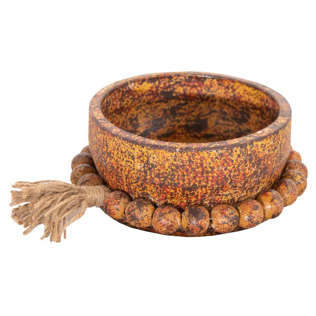 Outlaw Beaded Bowl Decor