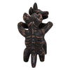 Western Dancing Dogs Clay Sculpture