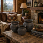 Midnight Dunes Clay Pots - Set of 3