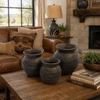 Midnight Dunes Clay Pots - Set of 3