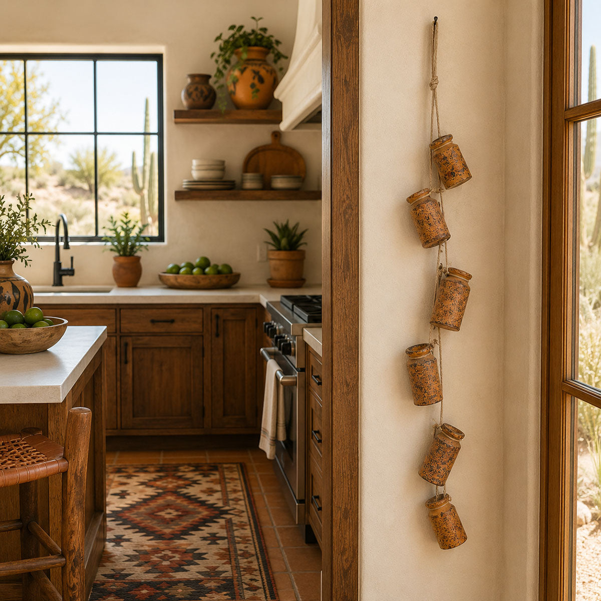 Dusty Trail Hanging Pots Garland