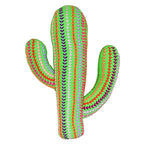 Whimsical Green Cactus Pillow