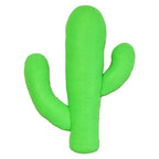 Whimsical Green Cactus Pillow