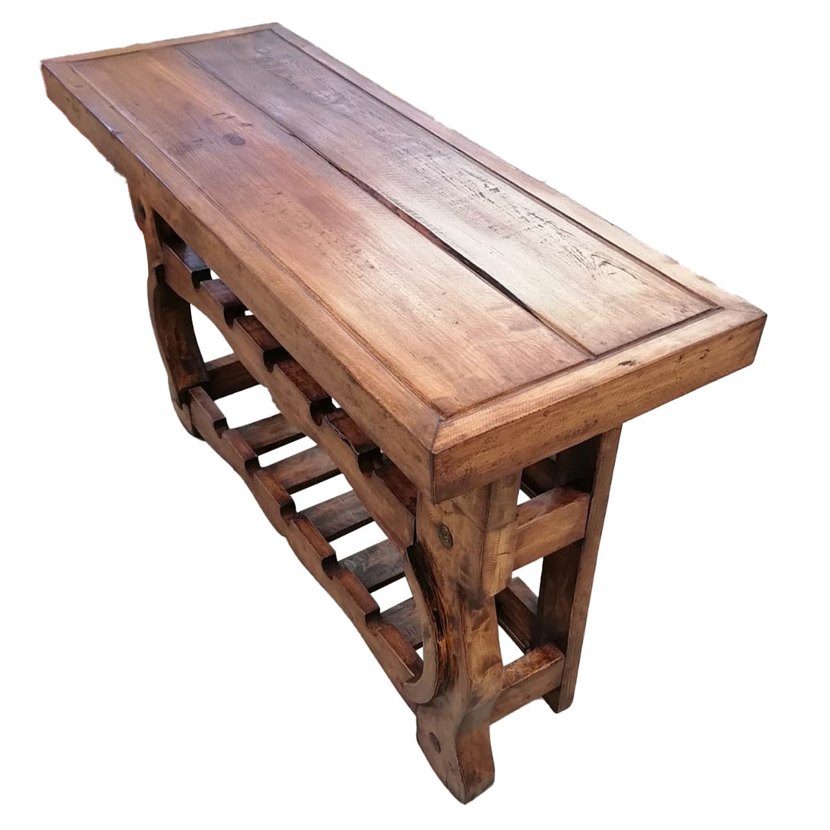 Old West Wine Console Table