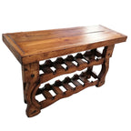 Old West Wine Console Table
