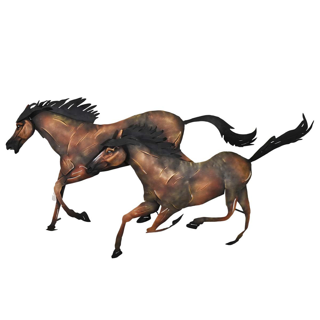 Wild Herd Metal Wall Art