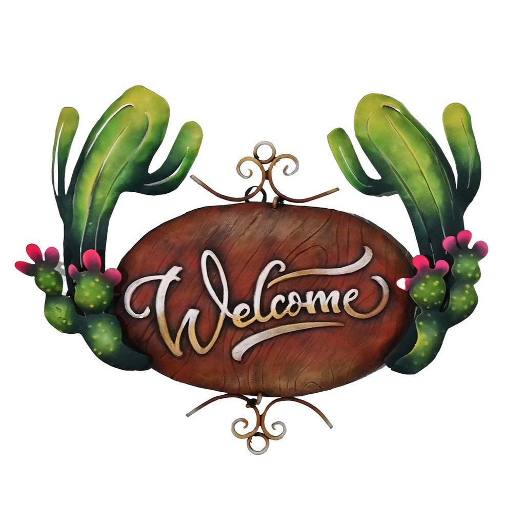 Desert Welcome Metal Wall Art
