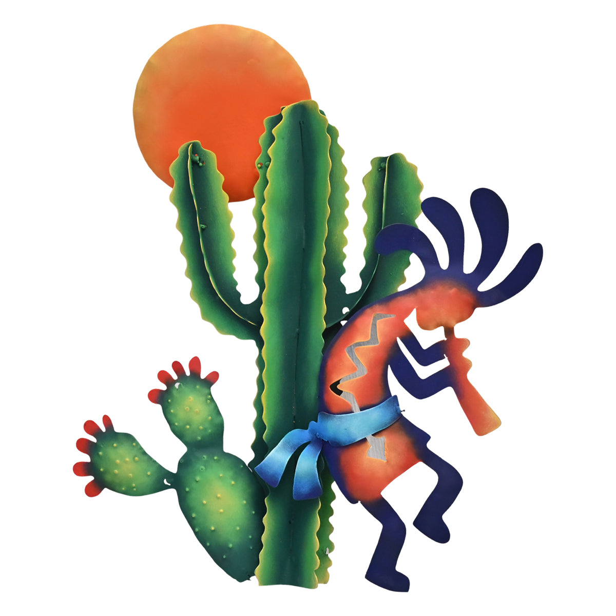 Kokopelli Afternoon Metal Wall Art
