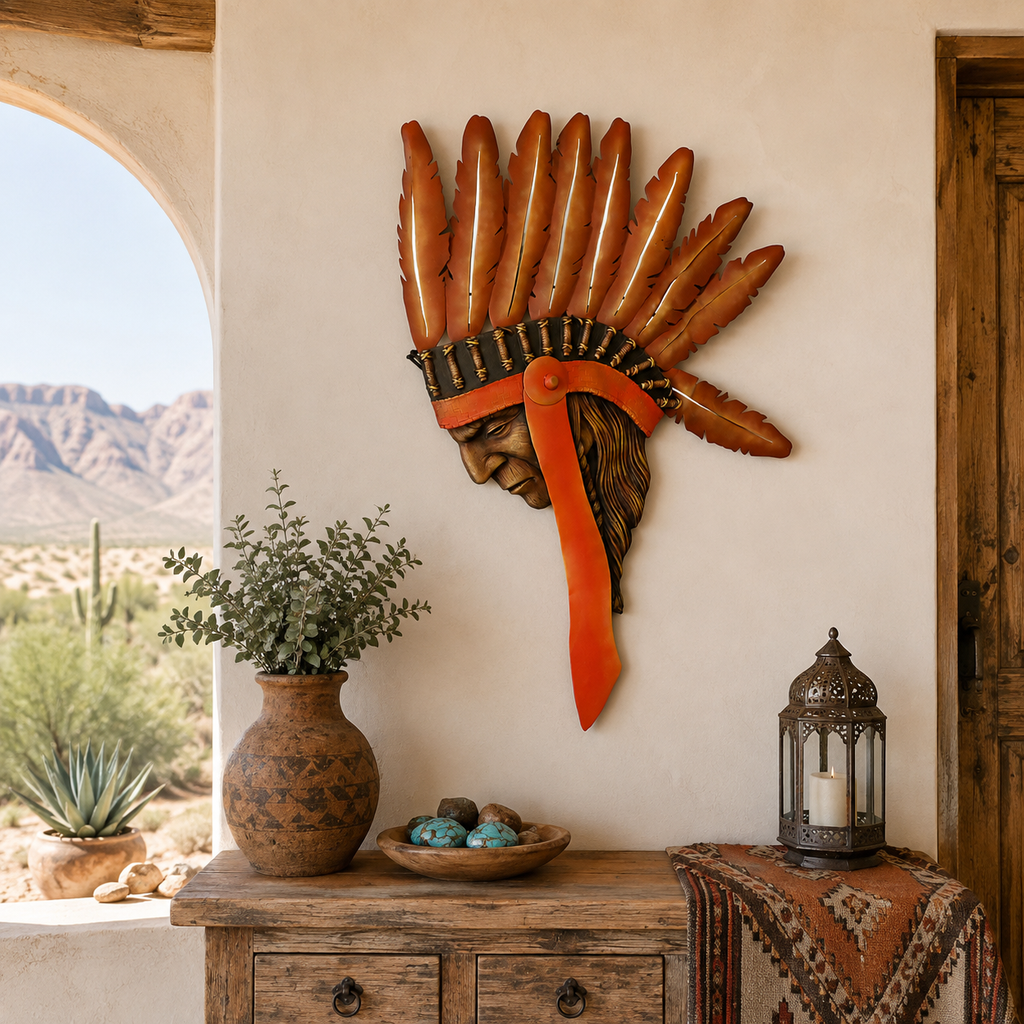 Crimson Warrior's Honor Wall Art