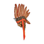 Crimson Warrior's Honor Wall Art