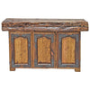 Lumberjack Console with Wood Beam Top