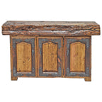 Lumberjack Console with Wood Beam Top